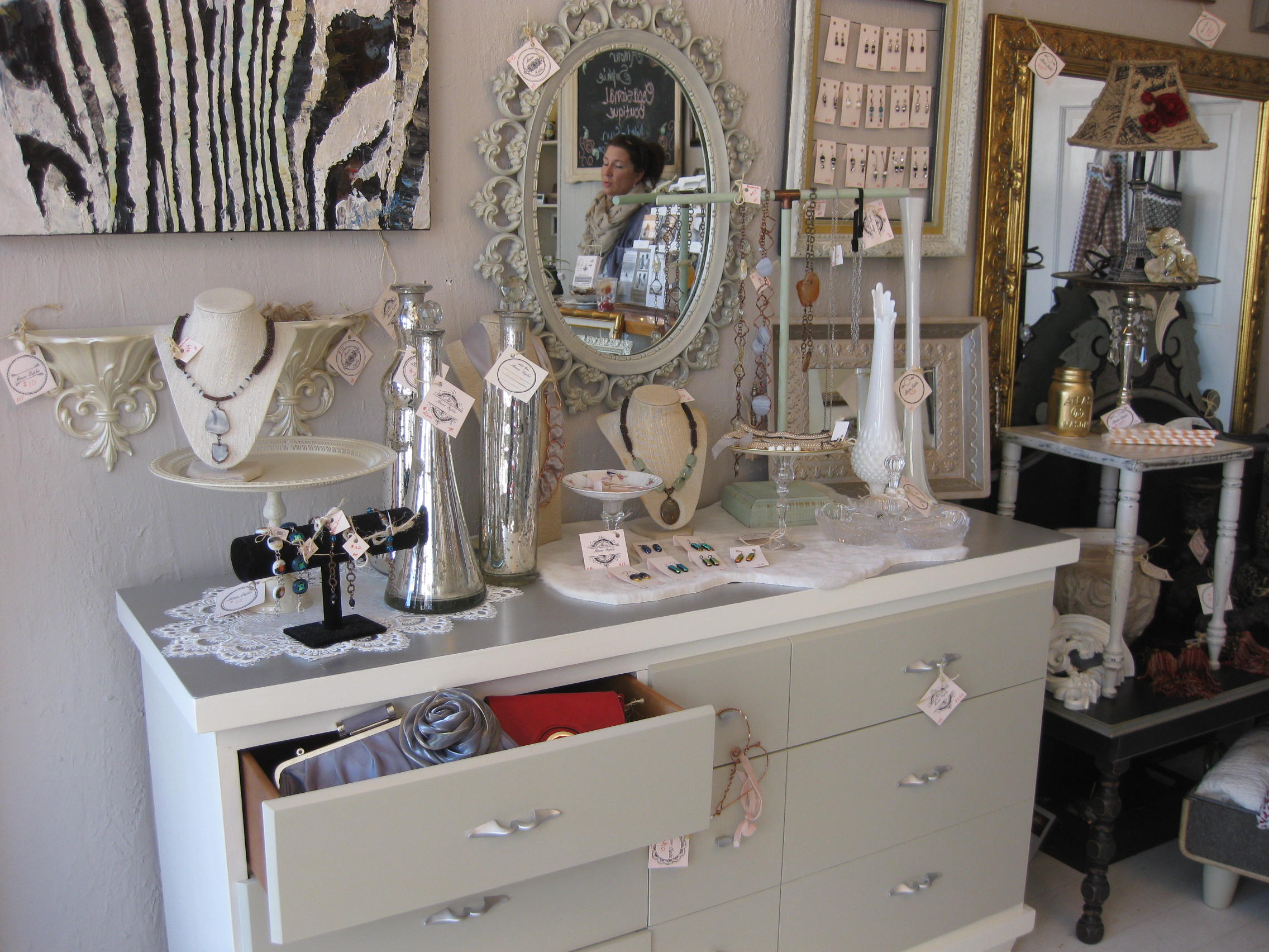 A refinished dresser/buffet at Amour Sophie