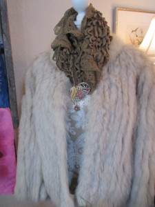 Lovely fur jacket at Amour Sophie